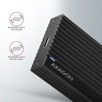 EEM2-GTR SuperSpeed+ USB-C - NVMe M.2 THIN RIB box