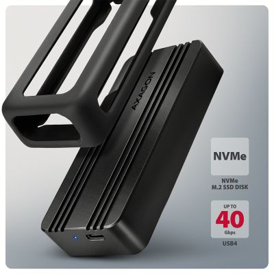 EEM2-40G USB-C 40Gbps external enclosure for M.2 NVMe SSD