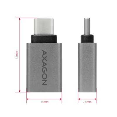 RUCM-AFA USB-C 3.1 M > USB-A F Adapter
