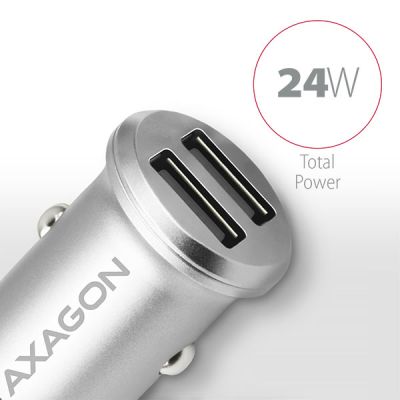 PWC-5V4 2.4A + 2.4A car charger