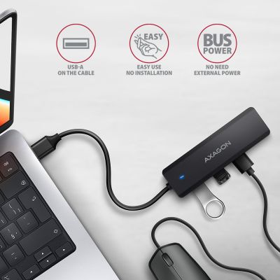 HUE-C1A USB-A 5Gbps TRAVEL hub