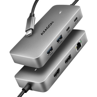 HMC-CUB83X2 USB-C 10Gbps DUAL 4K DISPLAY 7in1 hub