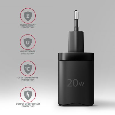 ACU-PD20 PD3.0 & QC4+ 1xOUTPUT Wall Charger 20W
