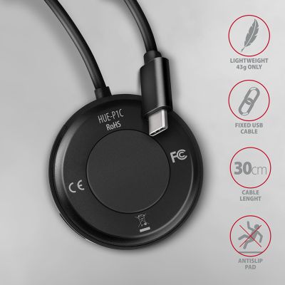 HUE-P1C SuperSpeed USB-C ROUND Hub