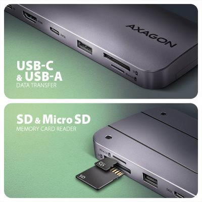 HMC-6GM2 USB-C 10Gbps GEN2COMBO 6in1 hub