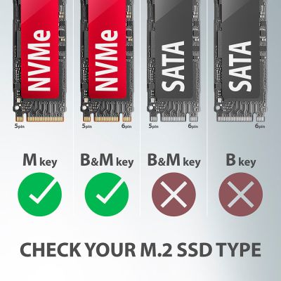EEM2-UG2 USB-C 10Gbps - M.2 NVMe SSD SILVER ARROW