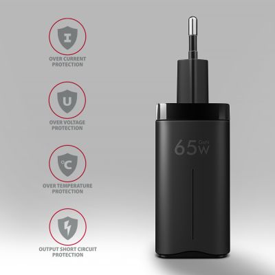 ACU-DPQ65 PD3.0 & QC4+ 3xOUTPUTS wall charger 65W