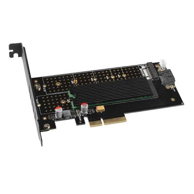 PCEM2-DC PCIe NVMe+SATA M.2 adapter