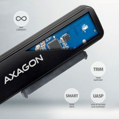 ADSA-FP2A USB-C 5Gbps SLIM adapter pro 2.5" SSD/HDD-hez