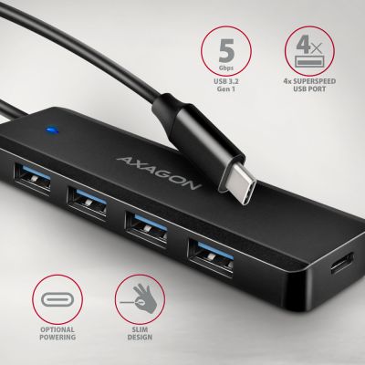 HUE-C1C USB-C 5Gbps TRAVEL hub
