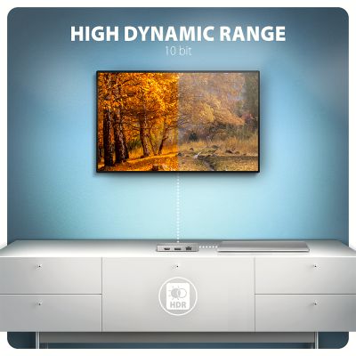 HMC-CUB83X2 USB-C 10Gbps DUAL 4K DISPLAY 7in1 hub