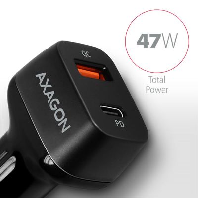 PWC-PDQ QC3.0 + USB-C PD Car Charger