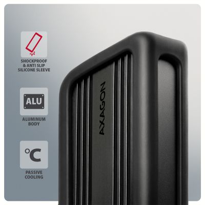 EEM2-40G USB-C 40Gbps external enclosure for M.2 NVMe SSD