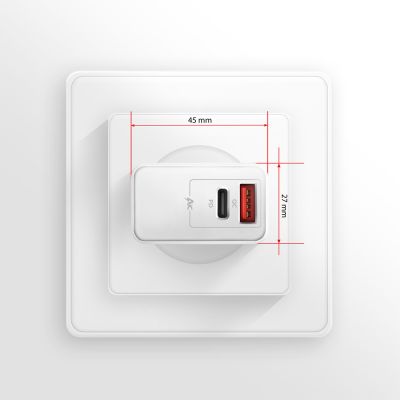 ACU-PQ22W PD & QC wall charger 22W