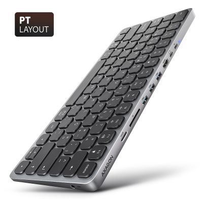 HMC-KB-PT USB-C 5Gbps KEYBOARD (PT) 9in1 hub