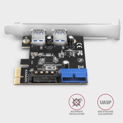 PCEU-232VLS PCIe řadič 2+2x SuperSpeed USB