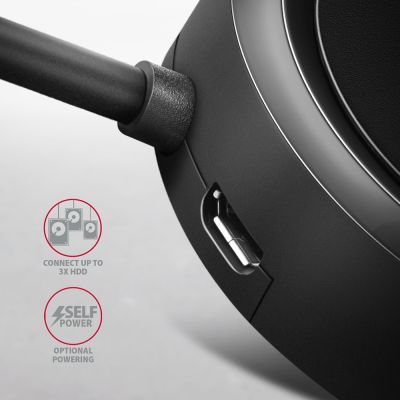 HUE-P1AL SuperSpeed USB-A ROUND hub