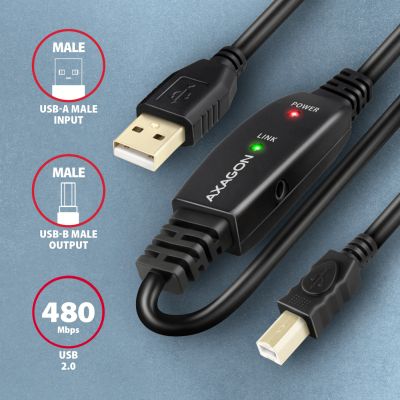 ADR-215B USB repeater kabel 15 m