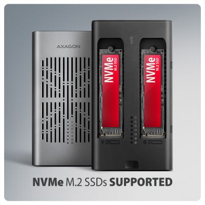 EEM2-20GD USB-C 20Gbps Dual M.2 NVMe SSD CLONE MASTER Enclosure