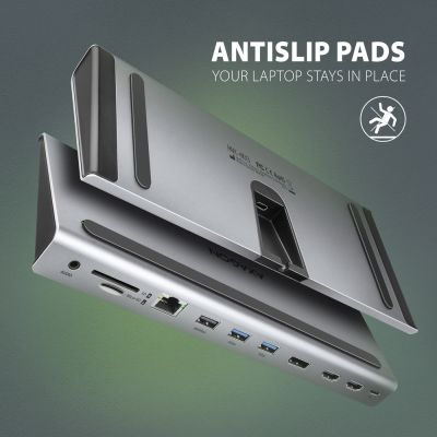 HMC-4KX3 USB-C 5Gbps TRIPLE 4K DISPLAY 11in1 hub
