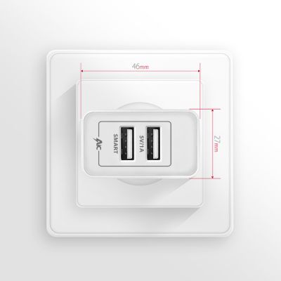 ACU-5V3 2.1A + 1A wall charger