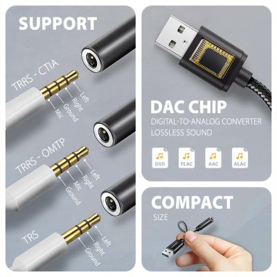 ADA-HA USB-A Hi-Res DAC audio adapter
