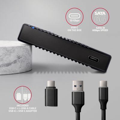 EE25-GTR USB-C 10Gbps RIBBED box