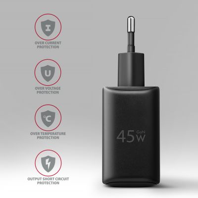 ACU-PQ45 PD3.0 & QC4+ DUAL OUTPUTS wall charger 45W