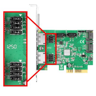 PCES-SH4 PCIe řadič 4/2x SATA 6G