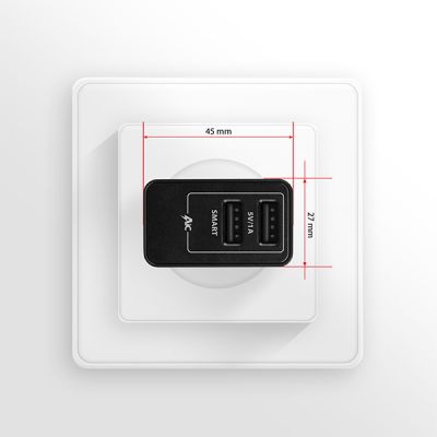 ACU-DS16 5V/2.2A + 5V/1A SMART wall charger