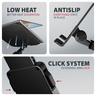 STND-LRB stojan s 360 ° rotáciou pre notebooky a tablety