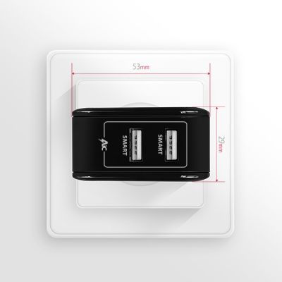 ACU-5V4 2.6A + 2.6A wall charger