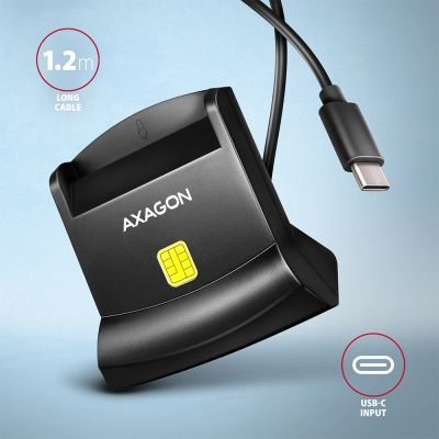 CRE-SM4NC USB-C Smart card StandReader čtečka