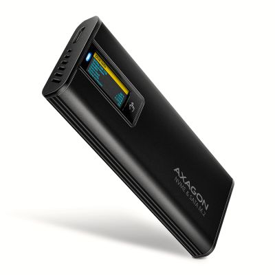 EEM2-SD2B USB-C 10Gbps - M.2 NVMe & SATA SSD DISPLAY box