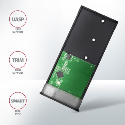 EEM2-SBC SuperSpeed+ USB-C - M.2 SATA SSD RAW box