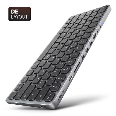 HMC-KB-GE USB-C 5 Gbps KEYBOARD (DE) 9in1 hub