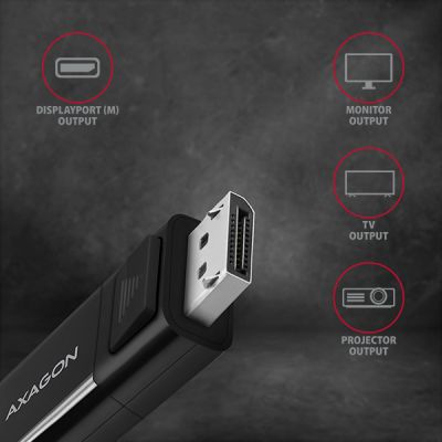 RVC-DPC USB-C > DP kabel 1.8m