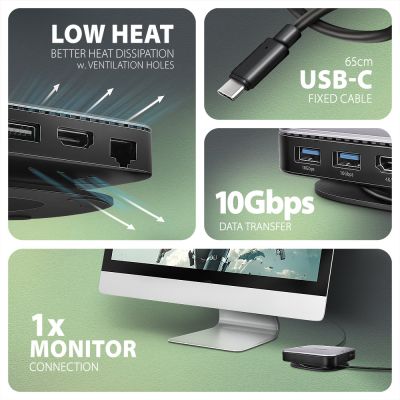 HMC-UFO USB-C 10Gbps UFO 9in1 hub