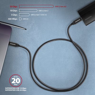 BUCM32-CM10AB SPEED+ USB-C <> USB 20Gbps Kabel 1 m