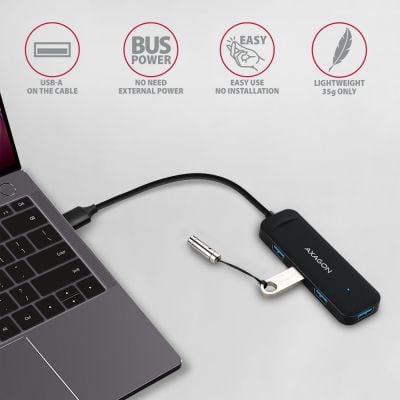 HUE-L1A SuperSpeed USB-A TRAVEL hub