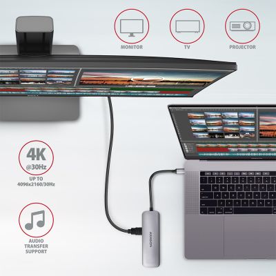 HMC-5 SuperSpeed USB-C COMBO 5in1 hub