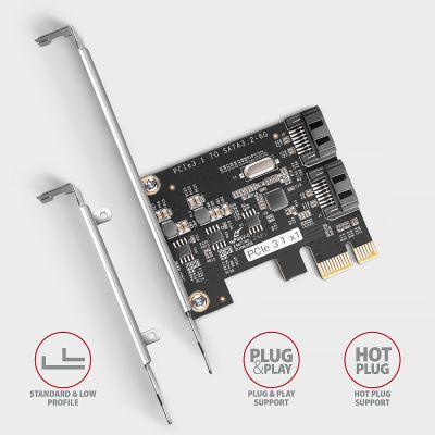 PCES-SJ2 PCIe vezérlő 2x SATA 6G