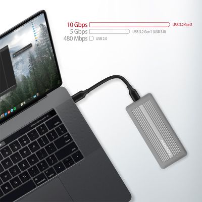 EEM2-XS SuperSpeed+ USB-C - NVMe M.2 SHOCKPROOF box