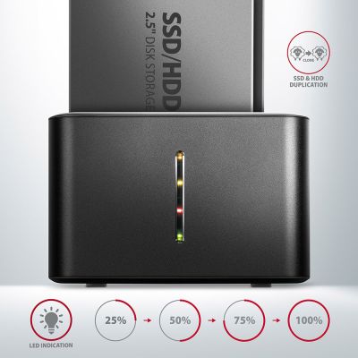 ADSA-D25 SuperSpeed USB DUAL 2.5" SSD/HDD MINI dock