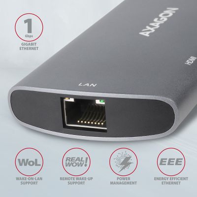 HMC-6M2 SuperSpeed USB-C COMBO 6in1 hub