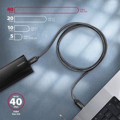 BUCM432-CM10AB NewGEN+ USB-C <> USB-C 4 Gen 3x2 kabel 1 m