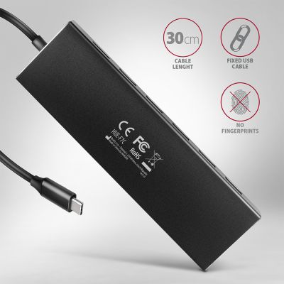HUE-F7C SuperSpeed USB-C FLAT CHARGING hub