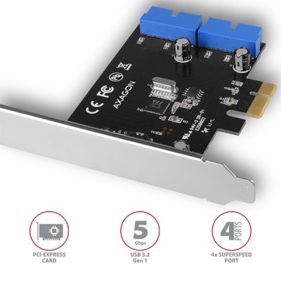 PCEU-034VL PCIe řadič 4x interní SuperSpeed USB