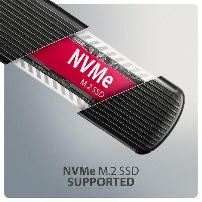 EEM2-SC USB-C 10Gbps - M.2 NVMe SSD RIBBED box