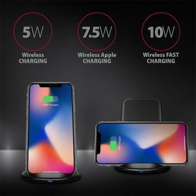 WDC-S10D Dual coil Wireless Charging Stand